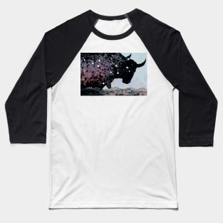 Bull of Night Baseball T-Shirt